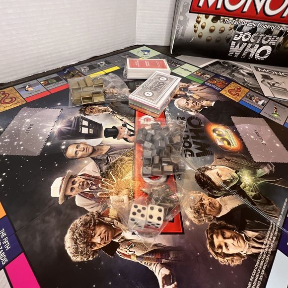 Monopoly Doctor Who 50th Anniversary Collector’s Edition Open Box Original Pac.. - Picture 7 of 16